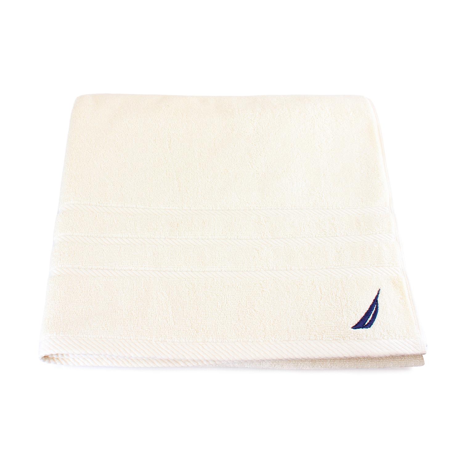 PACK 2 TOALLAS DE BAÑO NAUTICA HOME 100% ALGODON 76X137CM BEIGE - 2