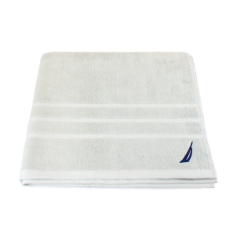 PACK 2 TOALLAS DE BAÑO NAUTICA HOME 100% ALGODON 76X137CM GRIS CLARO - 2