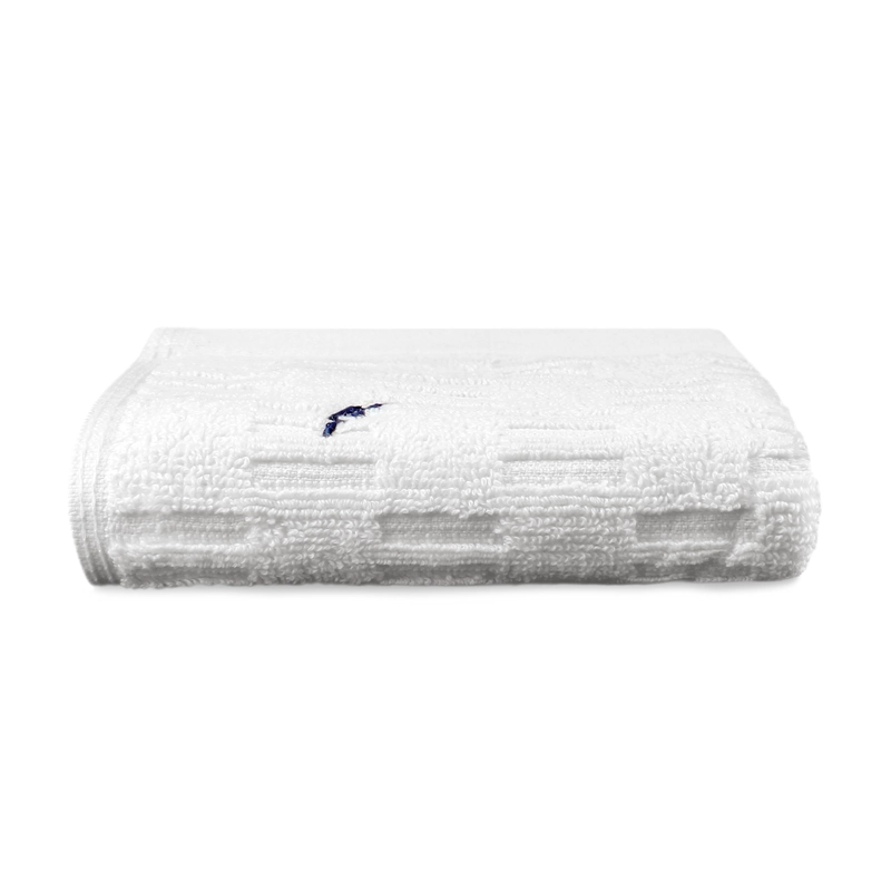 TOALLA DE CARA SAVOY NAUTICA 100% ALGODON 30X50CM HIPOALERGENICA BLANCA - 2