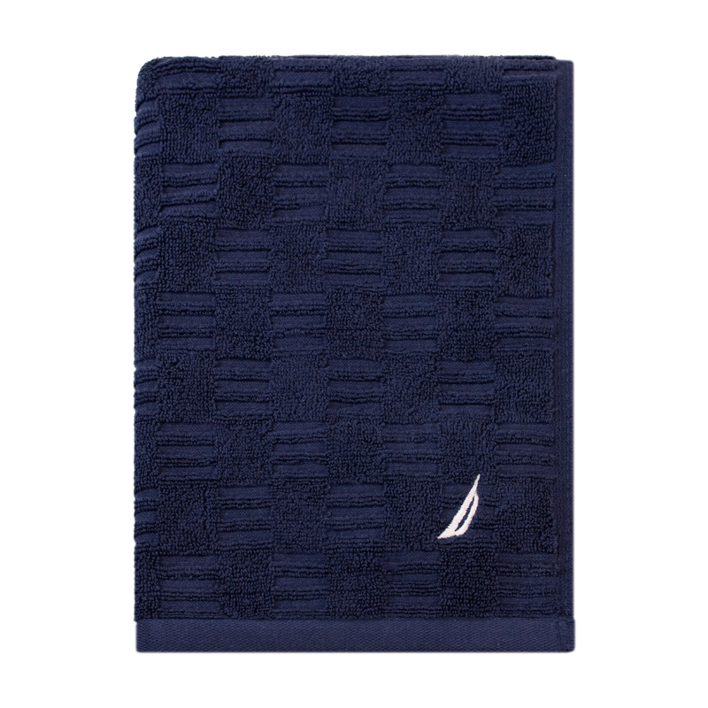 TOALLA DE CARA SAVOY NAUTICA 100% ALGODON 30X50CM HIPOALERGENICA AZUL MARINO - 4