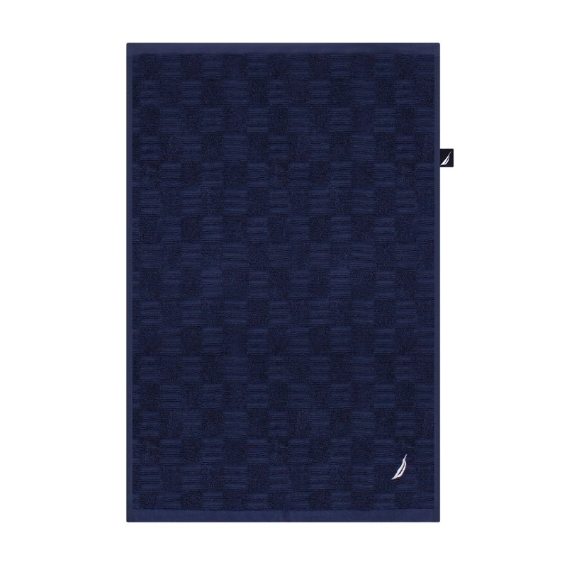 TOALLA DE CARA SAVOY NAUTICA 100% ALGODON 30X50CM HIPOALERGENICA AZUL MARINO - 5