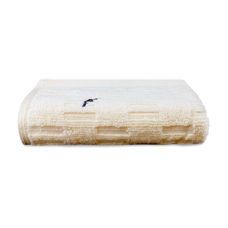 TOALLA DE CARA SAVOY NAUTICA 100% ALGODON 30X50CM HIPOALERGE NICA CREMA - 2