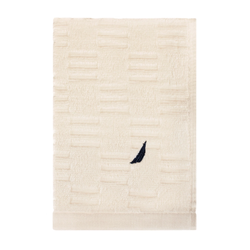 TOALLA DE CARA SAVOY NAUTICA 100% ALGODON 30X50CM HIPOALERGE NICA CREMA - 4