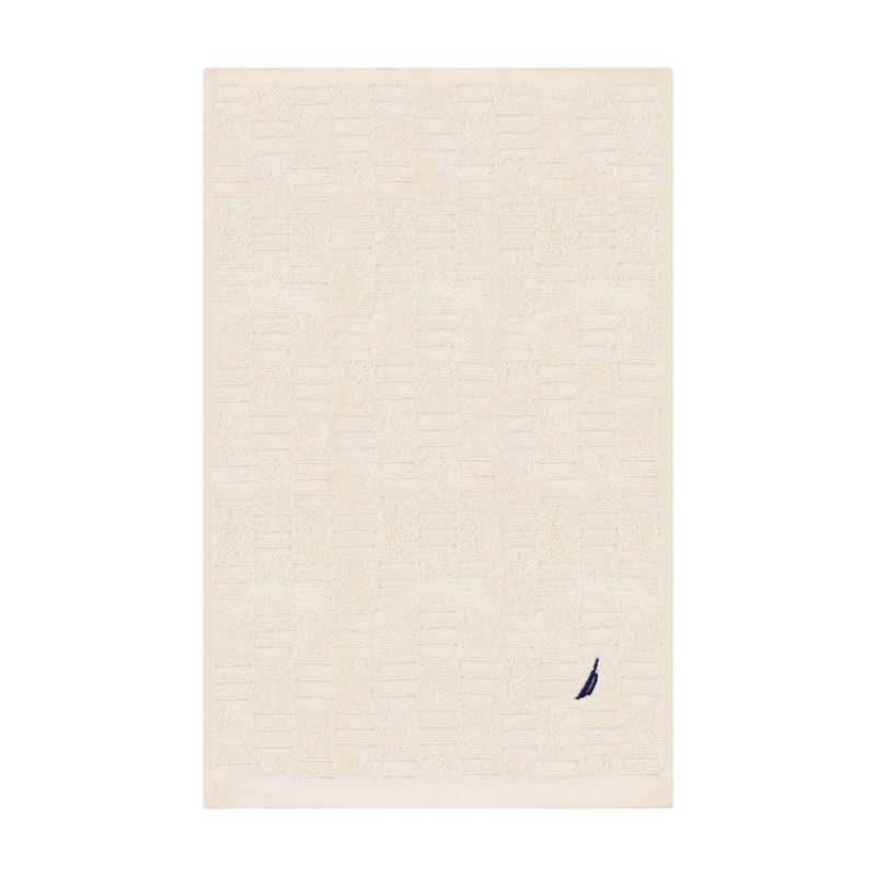 TOALLA DE CARA SAVOY NAUTICA 100% ALGODON 30X50CM HIPOALERGE NICA CREMA - 5