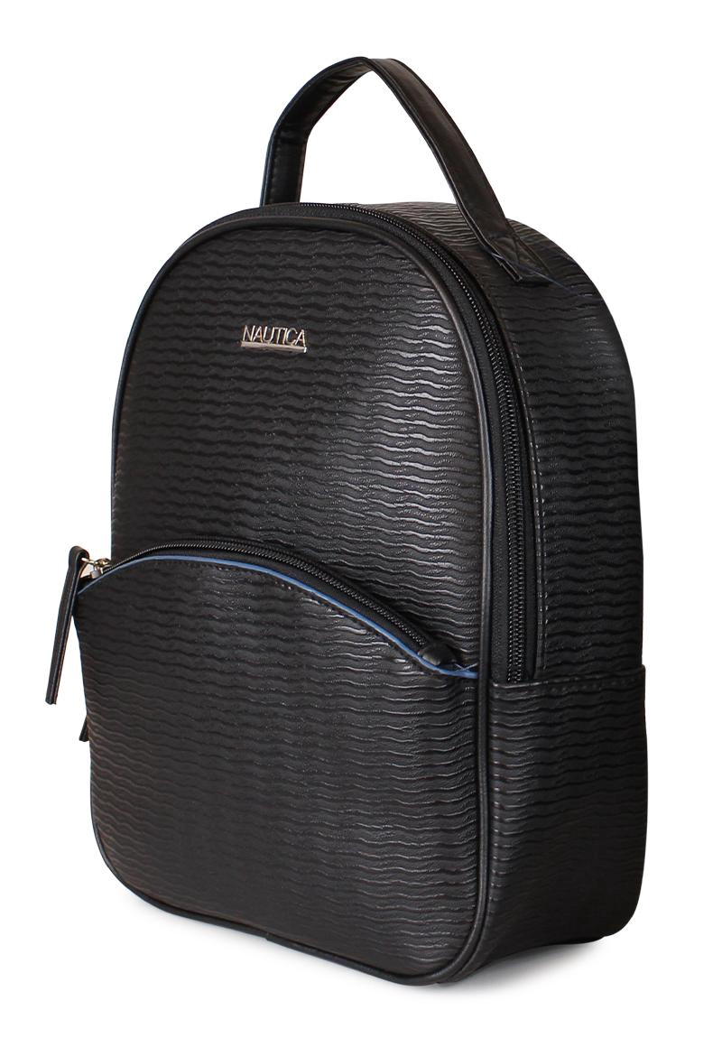 PACK LEEWAY NAUTICA MOCHILA + CARTERA NEGRA - 3