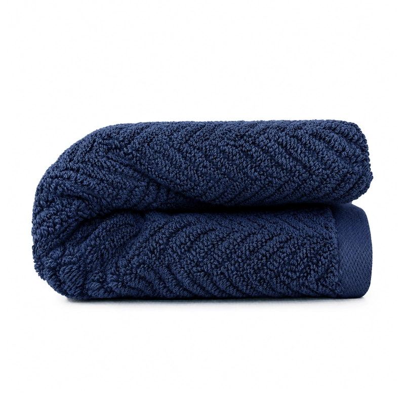 TOALLA PARA MANOS VIS NAUTICA 100% ALGODON ALTA CALIDAD 30X50CM AZUL - 2