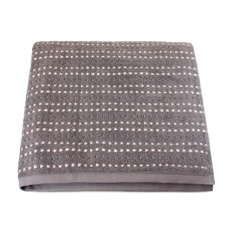 PACK 2 TOALLAS DE BAÑO STRIPE NAUTICA HOME 100% ALGODON76X137CM GRIS - 2