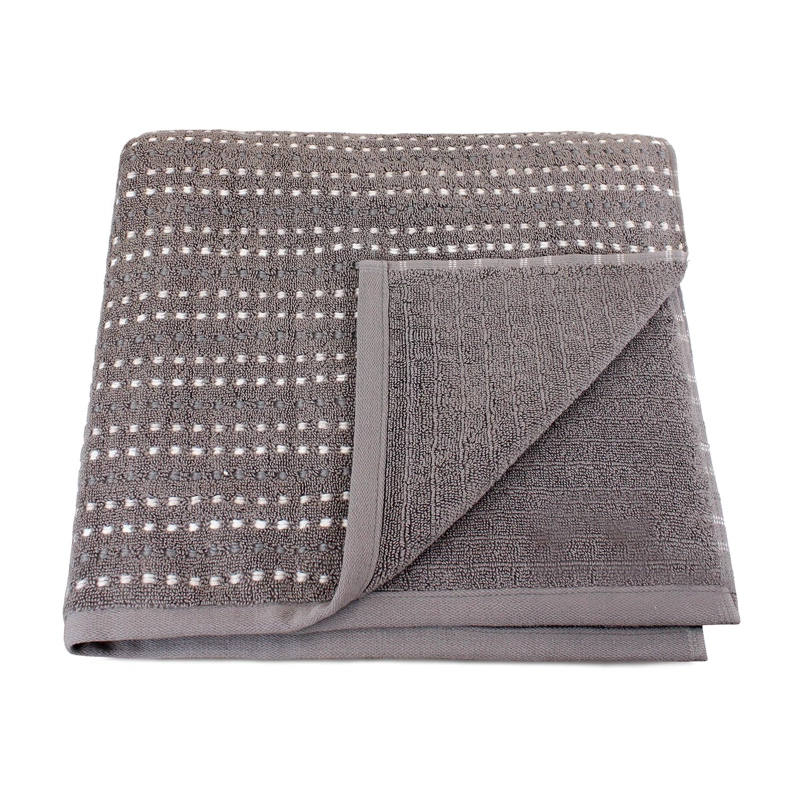 PACK 2 TOALLAS DE BAÑO STRIPE NAUTICA HOME 100% ALGODON76X137CM GRIS - 3