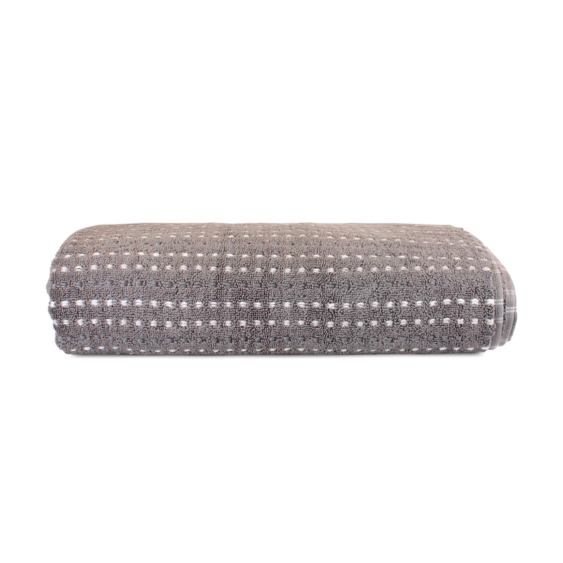 PACK 2 TOALLAS DE BAÑO STRIPE NAUTICA HOME 100% ALGODON76X137CM GRIS - 4