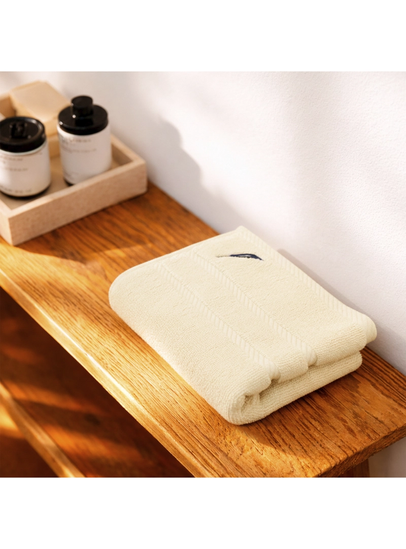TOALLA PARA MANOS NAUTICA SIGNATURE PREMIUM 100% ALGODON BEIGE - 1
