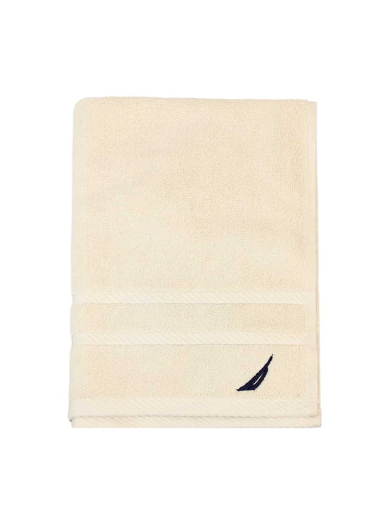 TOALLA PARA MANOS NAUTICA SIGNATURE PREMIUM 100% ALGODON BEIGE - 5