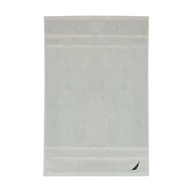 TOALLA PARA MANOS NAUTICA SIGNATURE PREMIUM 100% ALGODON GRIS CLARO - 4