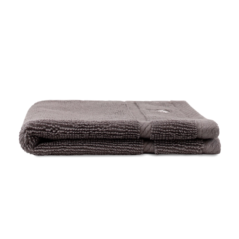 TOALLA DE CARA SIGNATURE NAUTICA 100% ALGODON 33X33CM PREMIUM GRIS OSCURO - 3