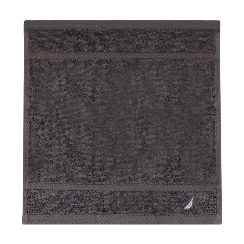 TOALLA DE CARA SIGNATURE NAUTICA 100% ALGODON 33X33CM PREMIUM GRIS OSCURO - 5