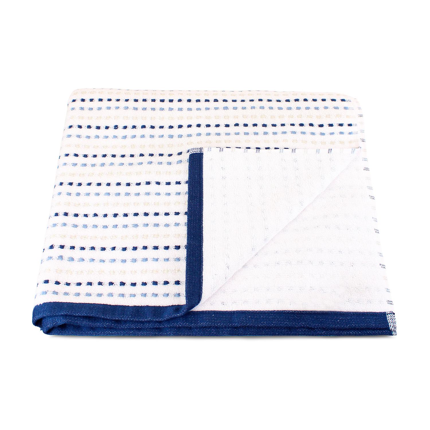 PACK 2 TOALLAS DE BAÑO STRIPE NAUTICA HOME 100% ALGODON76X137CM BLANCA - 3