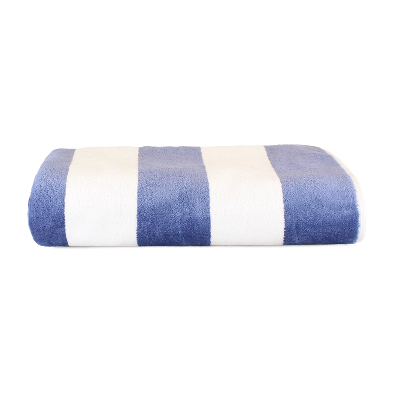2 TOALLAS DE PLAYA NAUTICA HOME 100% ALGODON 163X81CM CABANA AZUL - 4