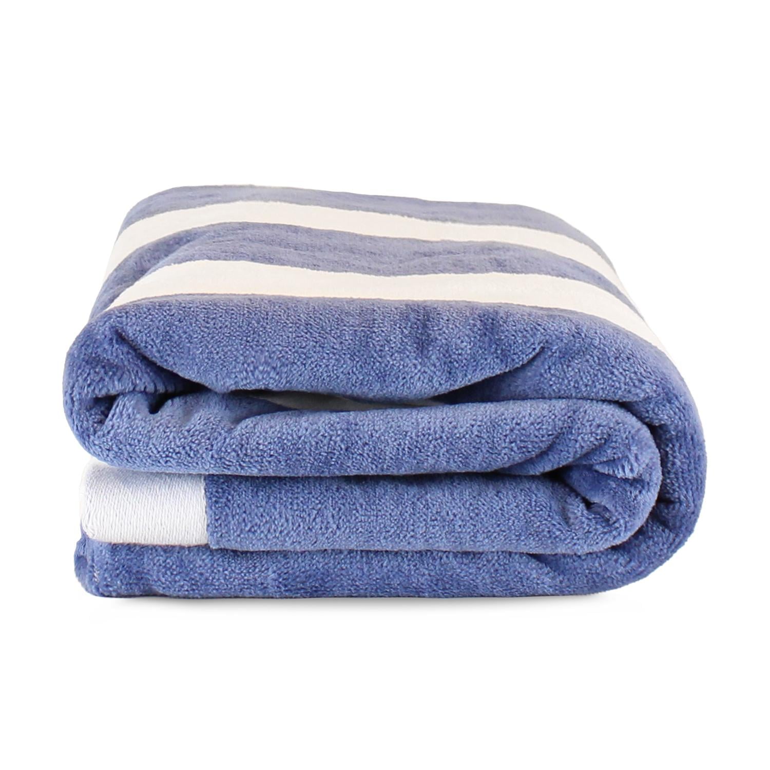 2 TOALLAS DE PLAYA NAUTICA HOME 100% ALGODON 163X81CM CABANA AZUL - 5