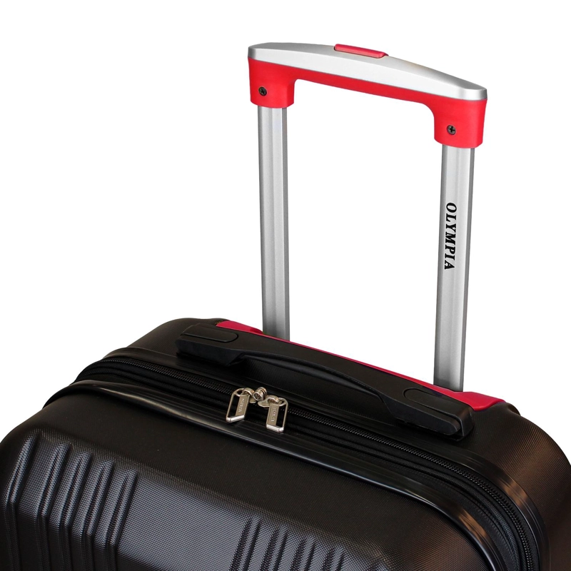 MALETA GRANDE OLYMPIA L 23KG NEGRA-ROJA - 3