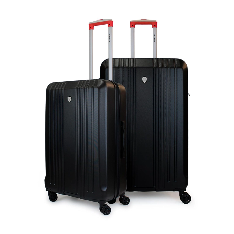 PACK 2 MALETAS M+L OLYMPIA 20Y 23KG NEGRA-ROJA - 1
