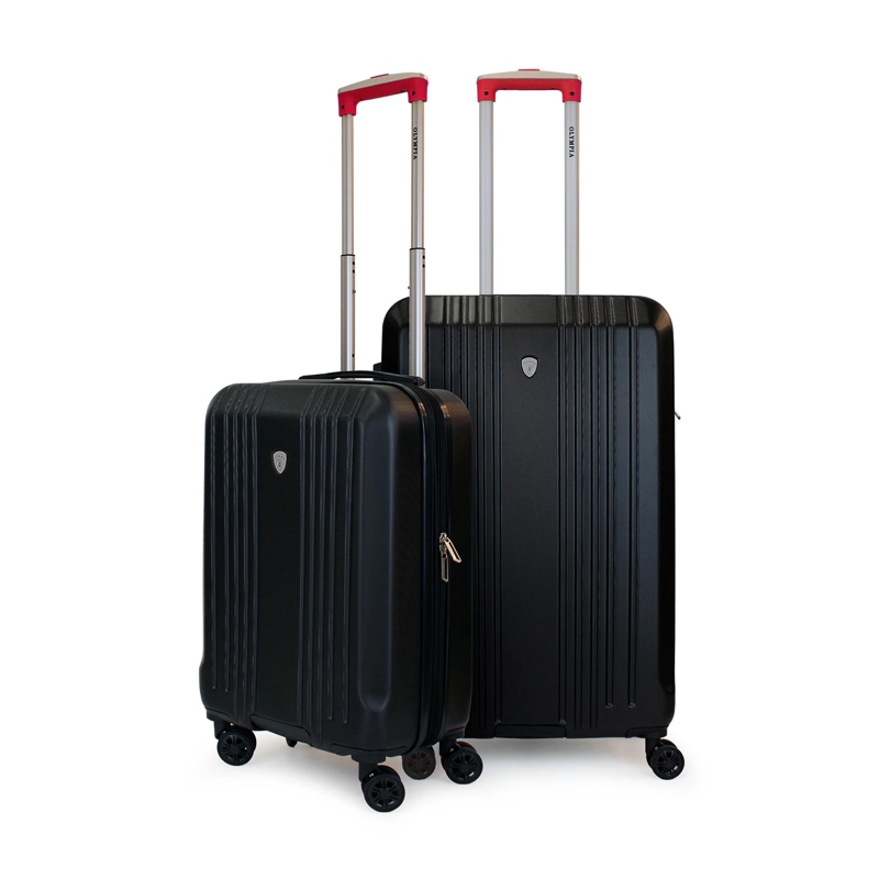 PACK 2 MALETAS S+M OLYMPIA 10Y20KG NEGRA-ROJA - 1