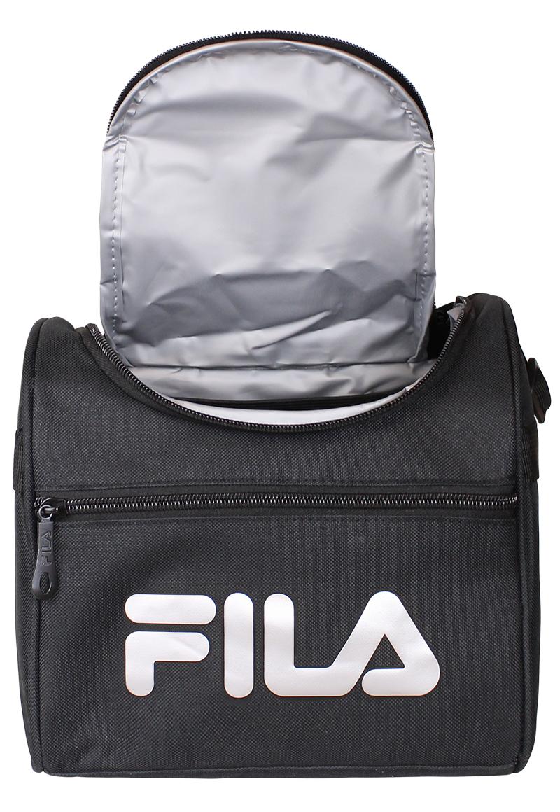 SET FILA MOCHILA 10LTS URBANIX + LONCHERA TE RMICA + ESTUCHE SPARK NEGRO-SILVER - 4