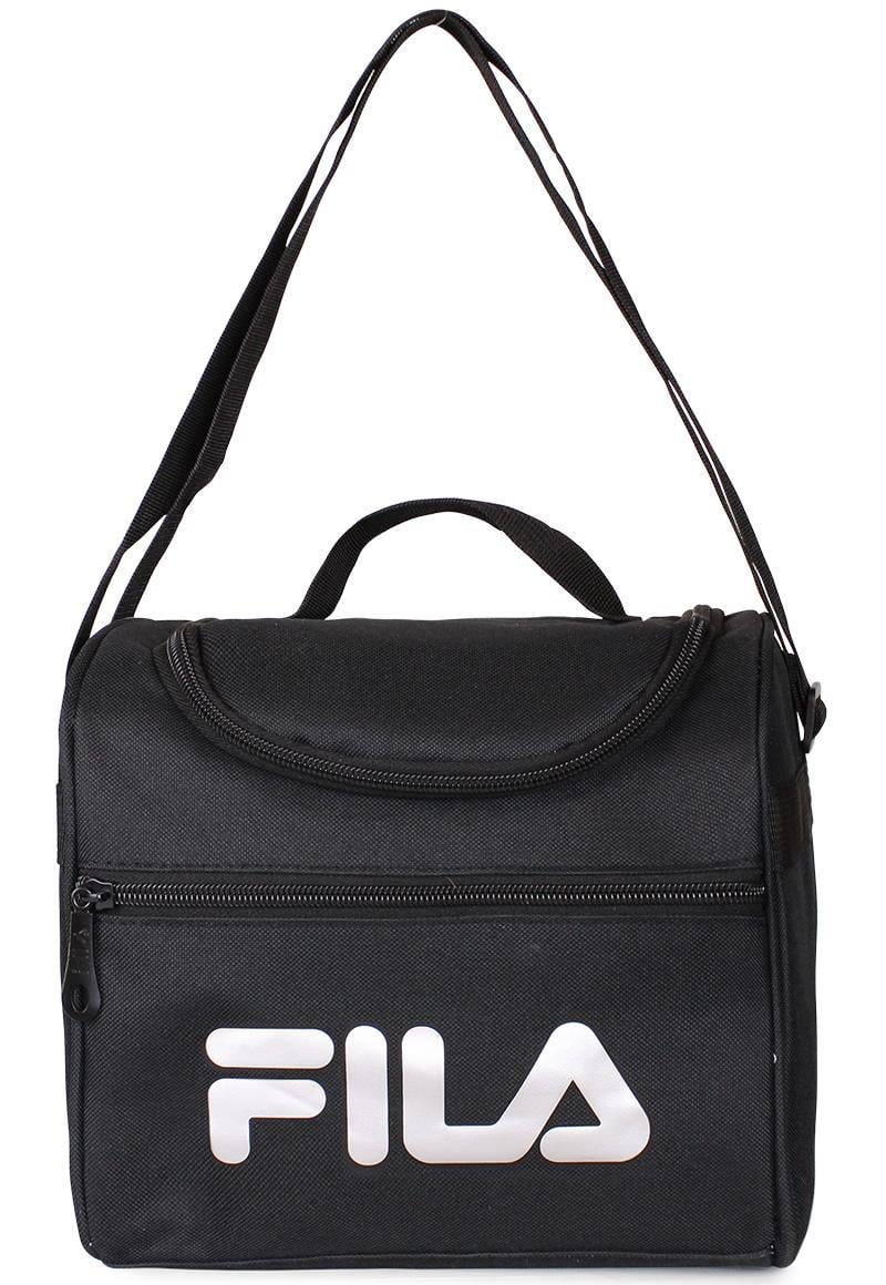 SET FILA MOCHILA 10LTS URBANIX + LONCHERA TE RMICA + ESTUCHE SPARK NEGRO-SILVER - 5