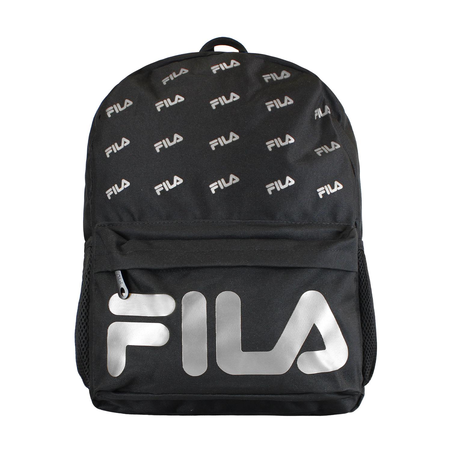 SET FILA MOCHILA 10LTS URBANIX + LONCHERA TE RMICA + ESTUCHE SPARK NEGRO-SILVER - 6