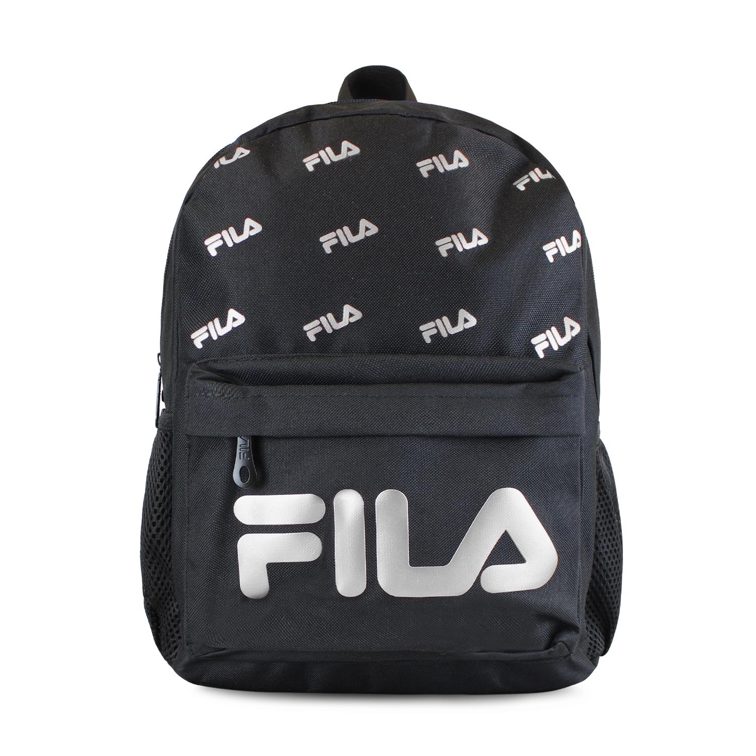 SET FILA MOCHILA 16LTS URBANIX + LONCHERA TE RMICA + ESTUCHE SPARK NEGRO-SILVER - 6
