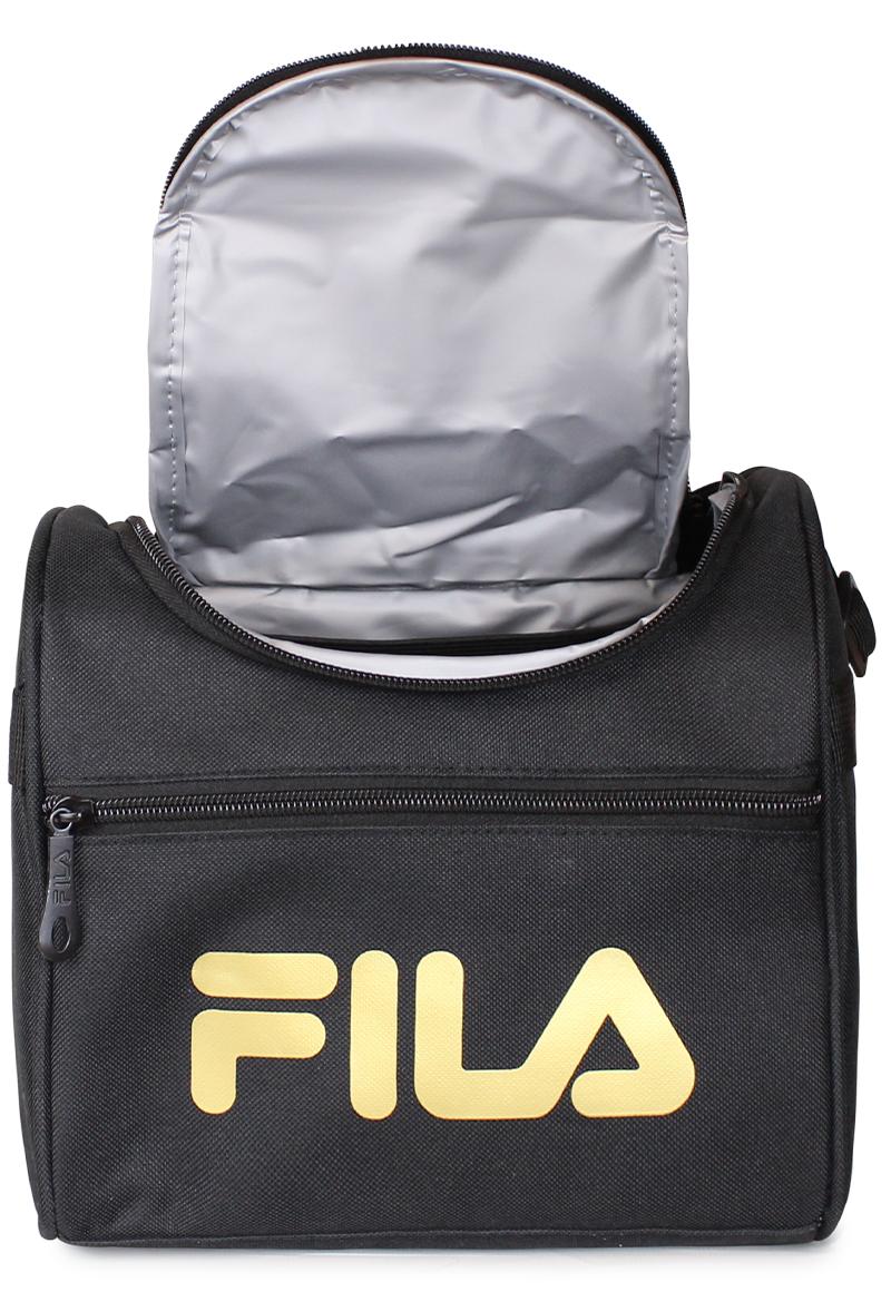 SET FILA MOCHILA 10LTS URBANIX + LONCHERA TE RMICA + ESTUCHE SPARK NEGRO-GOLD - 4