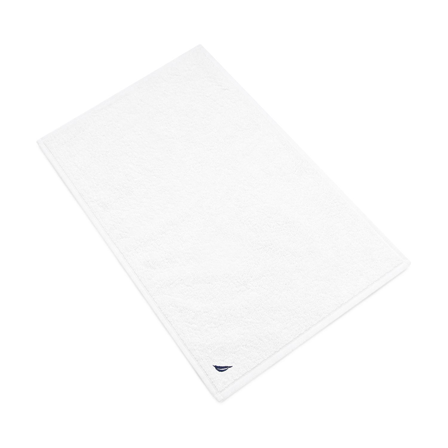 TOALLA DE PISO NAUTICA HOME 100% ALGODON LOGO AZUL 46X76CM - 2