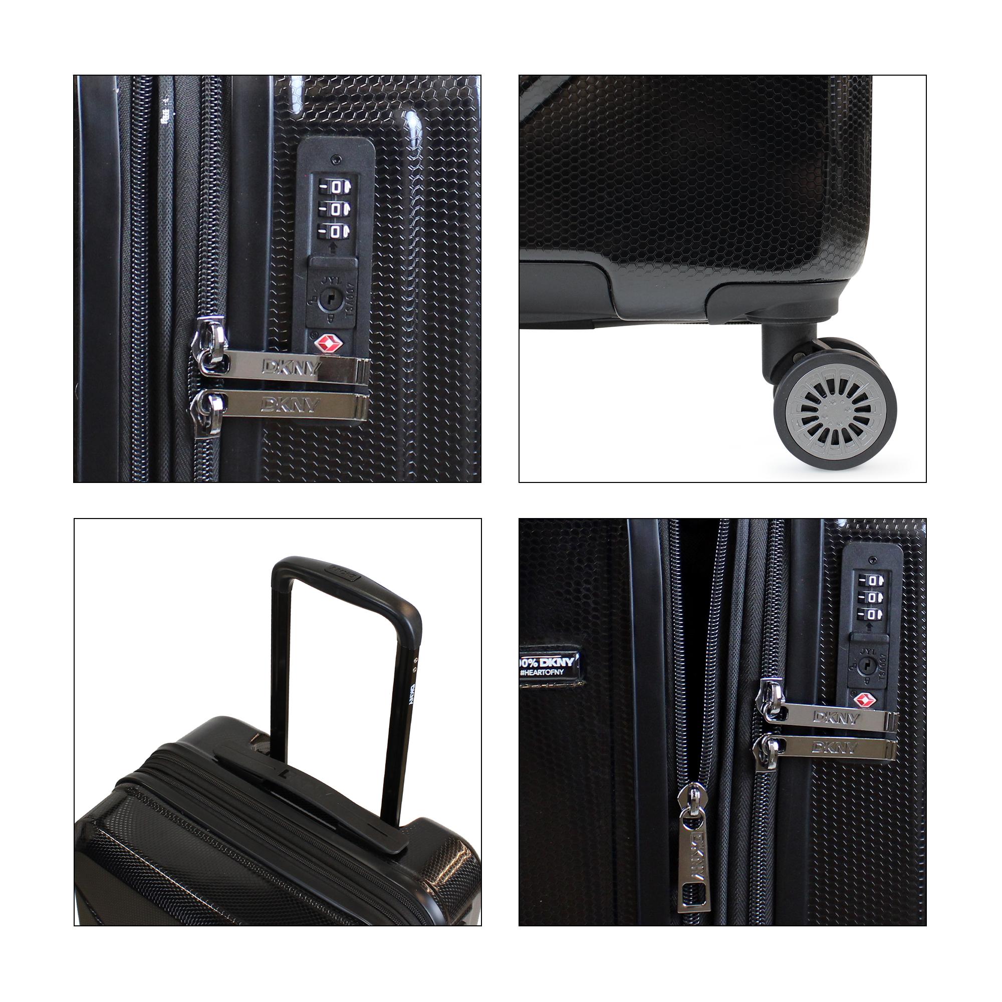 PACK MALETA CABINA DONNA KARAN WOMAN 10KG NEGRA + BOLSO TOTE TILLY DKNY - 5