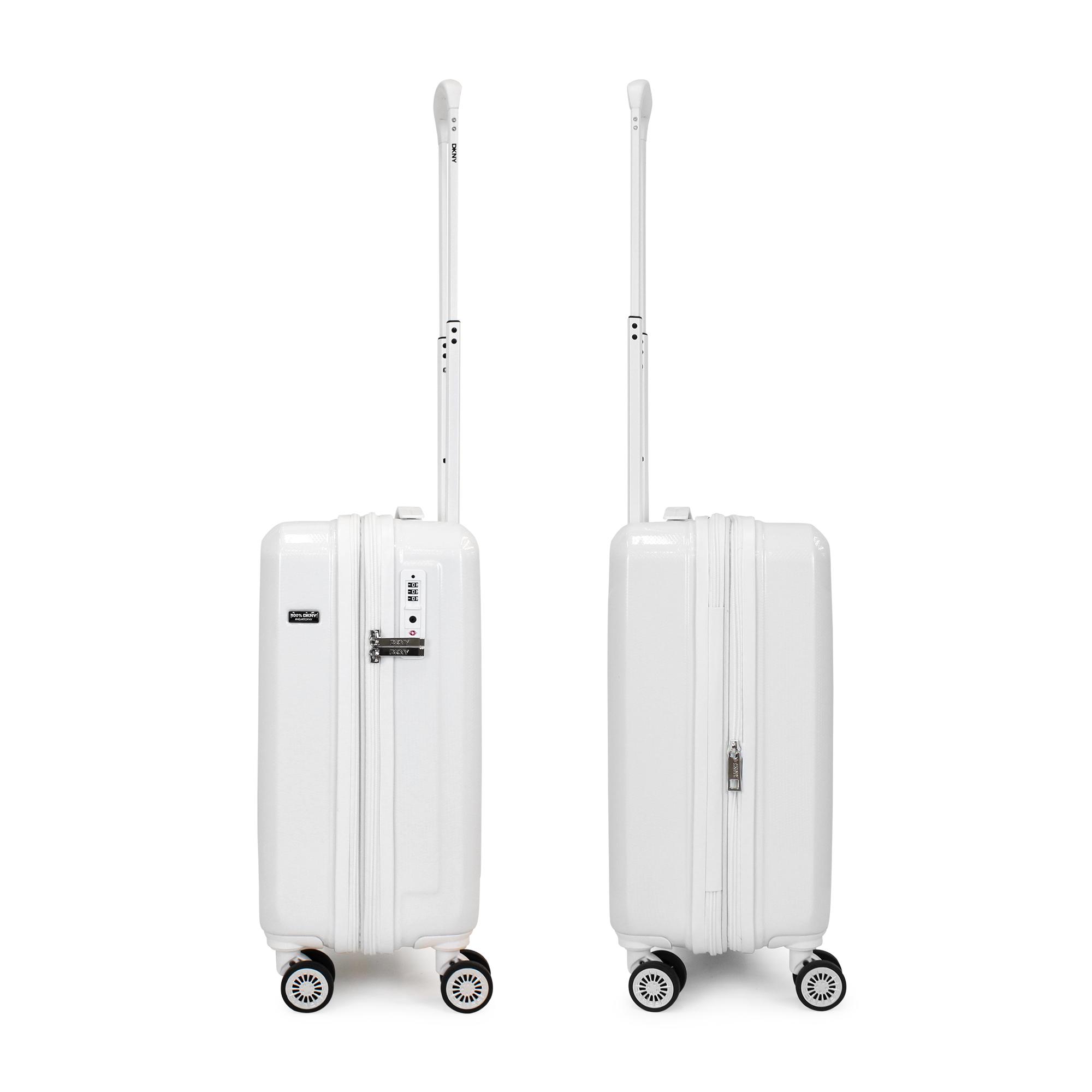 PACK MALETA CABINA DONNA KARAN WOMAN 10KG BLANCA + BOLSO TOTE TILLY DKNY - 6