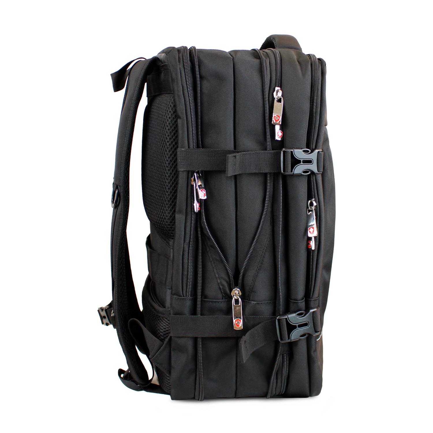 MOCHILA EJECUTIVA DE VIAJE CON PORTANOTEBOOK Y USB CONECTAGO BLACK - 7
