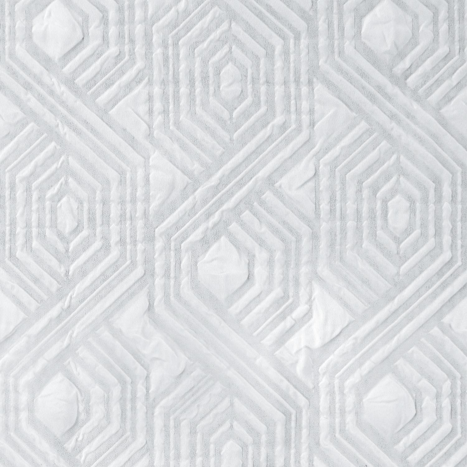 CORTINA DE BAÑO NAUTICA HOME 180X180CM DISEÑO 3D HEXAGONOS - 4