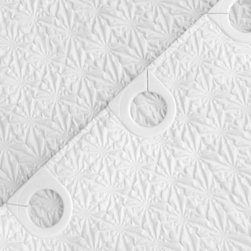 CORTINA DE BAÑO NAUTICA HOME 180X180CM DISEÑO 3D COPOS - 3