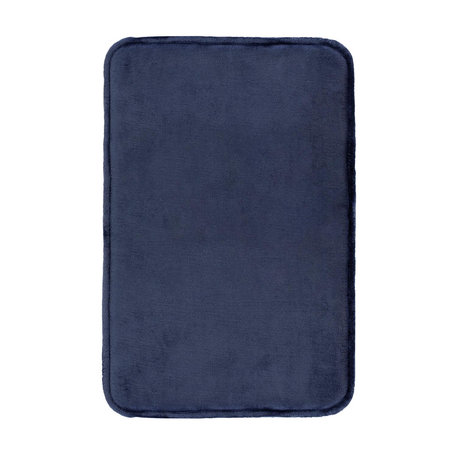 PACK 2 ALFOMBRAS DE BAÑO NAUTICA HOME 40X60CM FLANNEL ANTIDESLIZANTE AZUL - 5