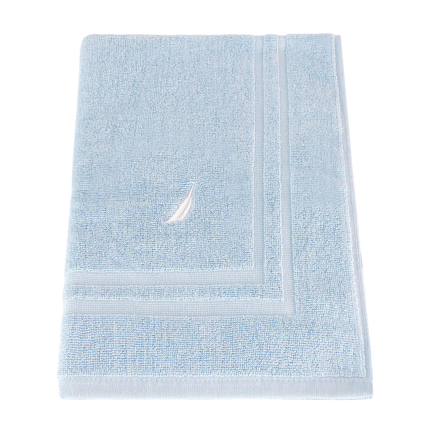 TOALLA DE PISO SAVOY NAUTICA HOME ALGODON PREMIUM  50X80 CM CELESTE - 3