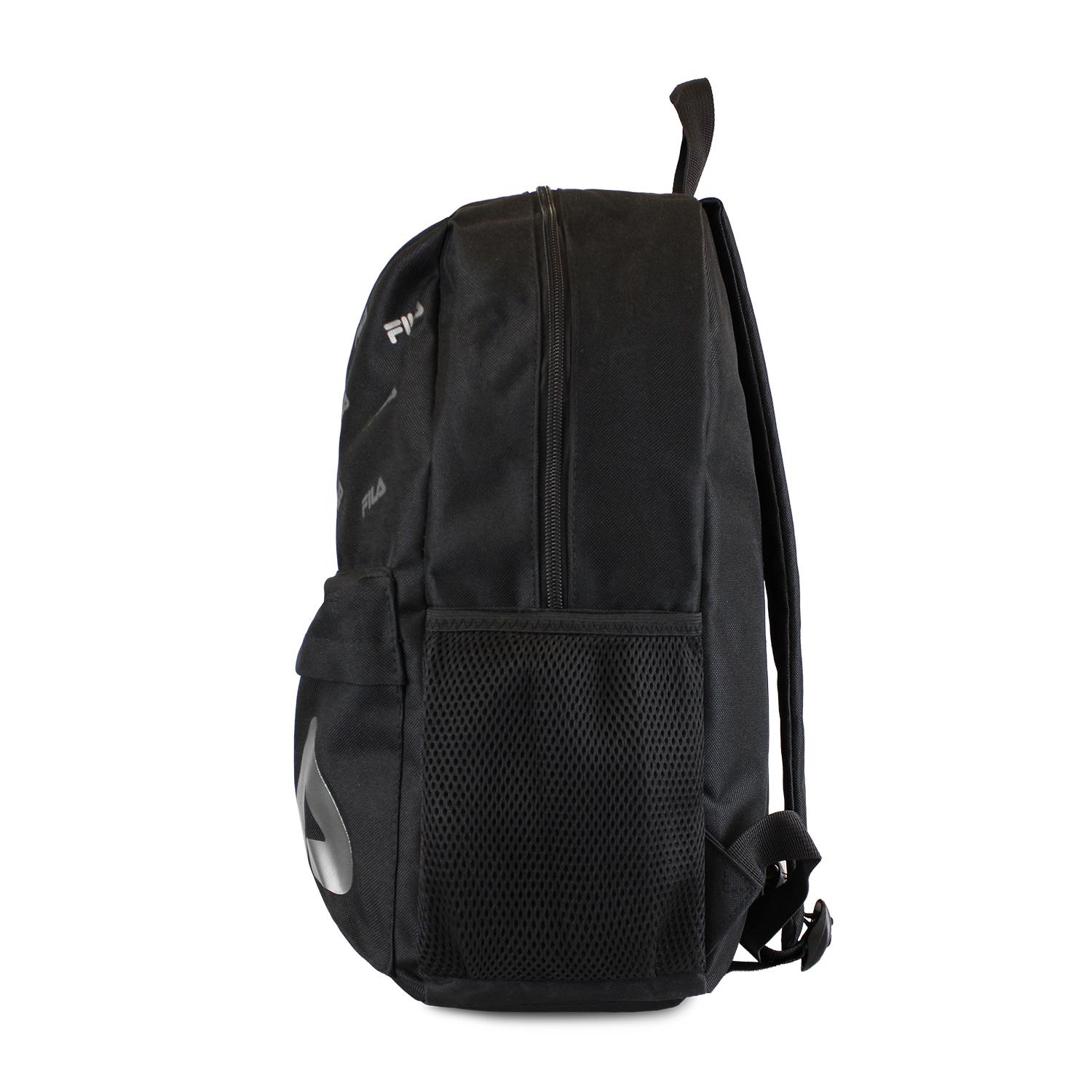 PACK FILA MOCHILA 16LTS URBANIX + ESTUCHE NECESER SPARK NEGRO-SILVER - 6