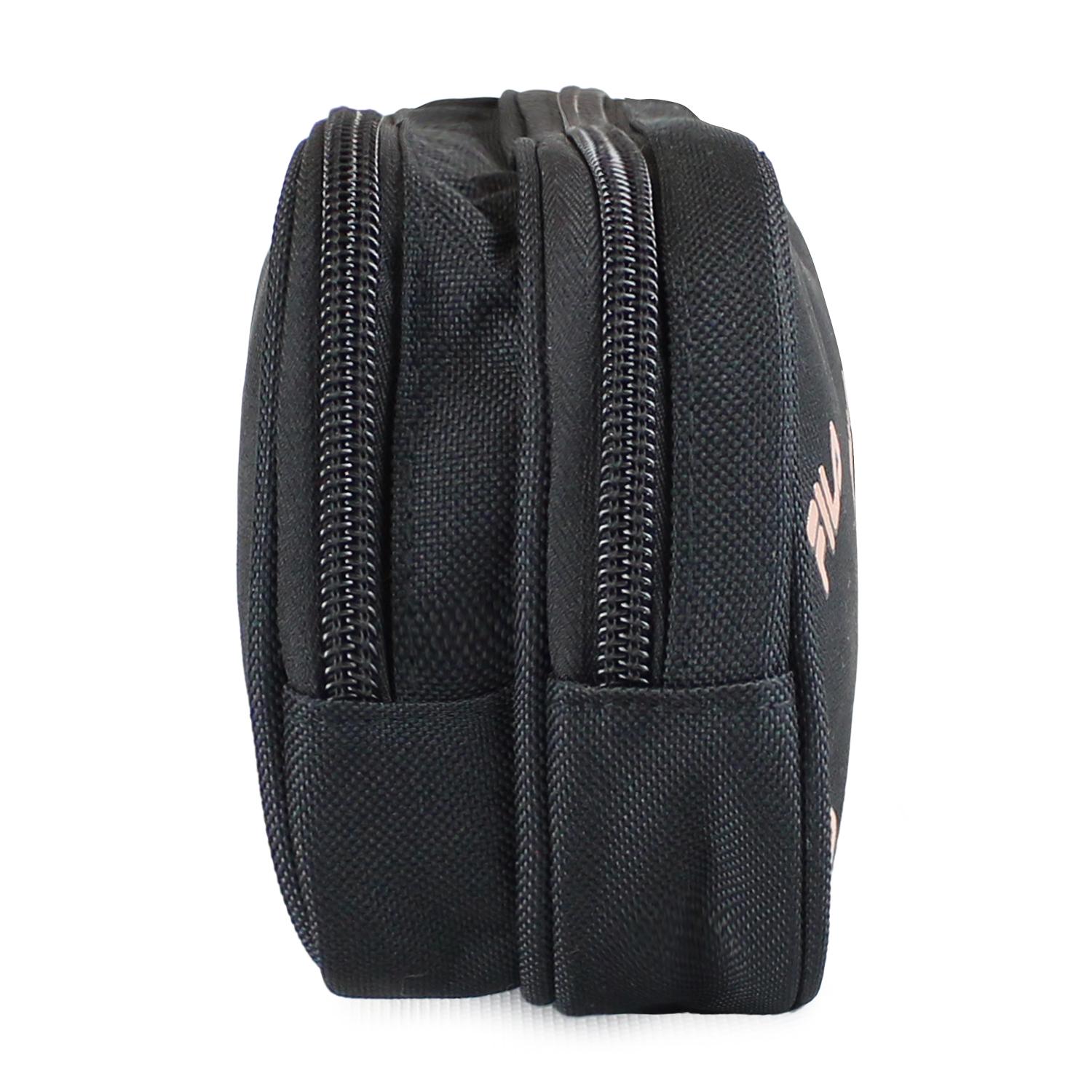 PACK FILA MOCHILA 16LTS URBANIX + ESTUCHE NECESER SPARK NEGRO-ROSE GOLD - 3