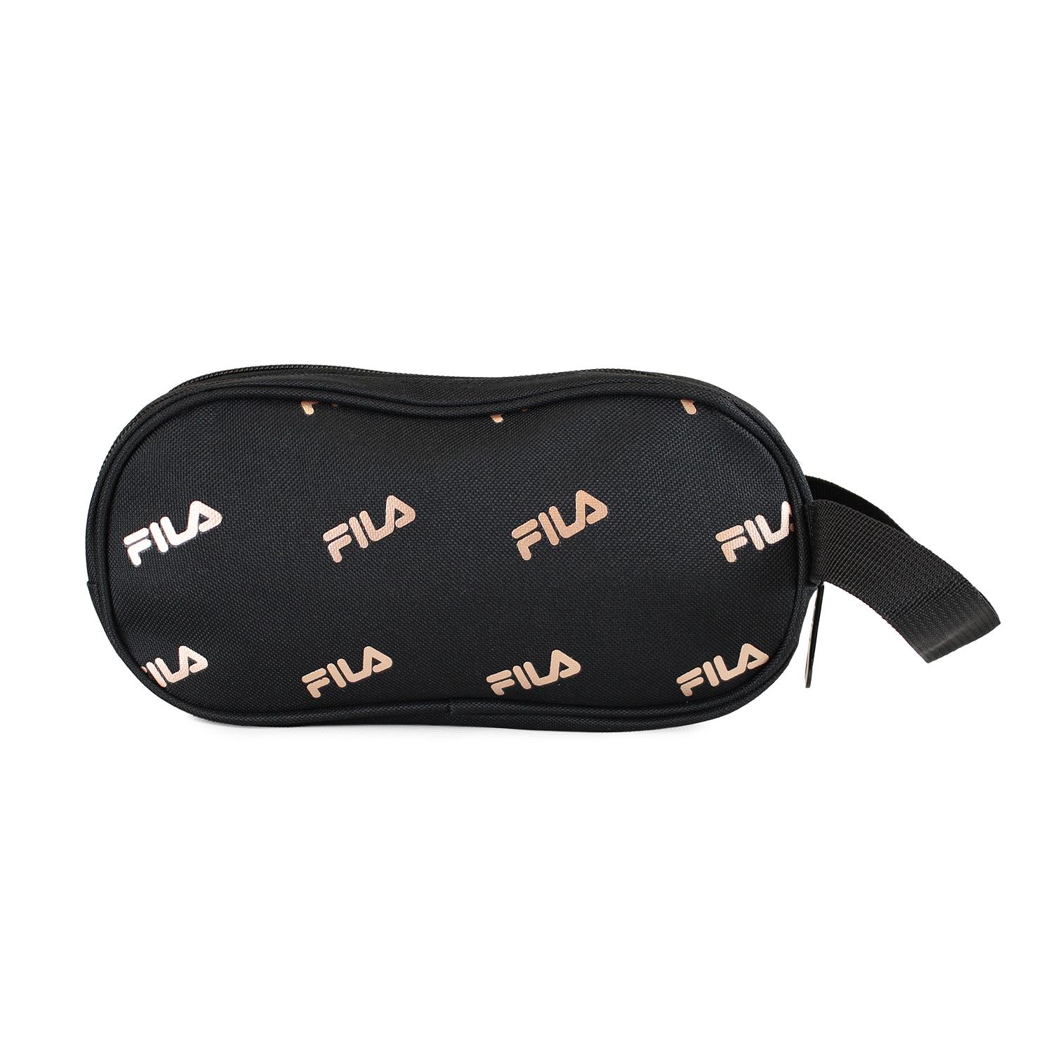 PACK FILA MOCHILA 16LTS URBANIX + ESTUCHE NECESER SPARK NEGRO-ROSE GOLD - 4