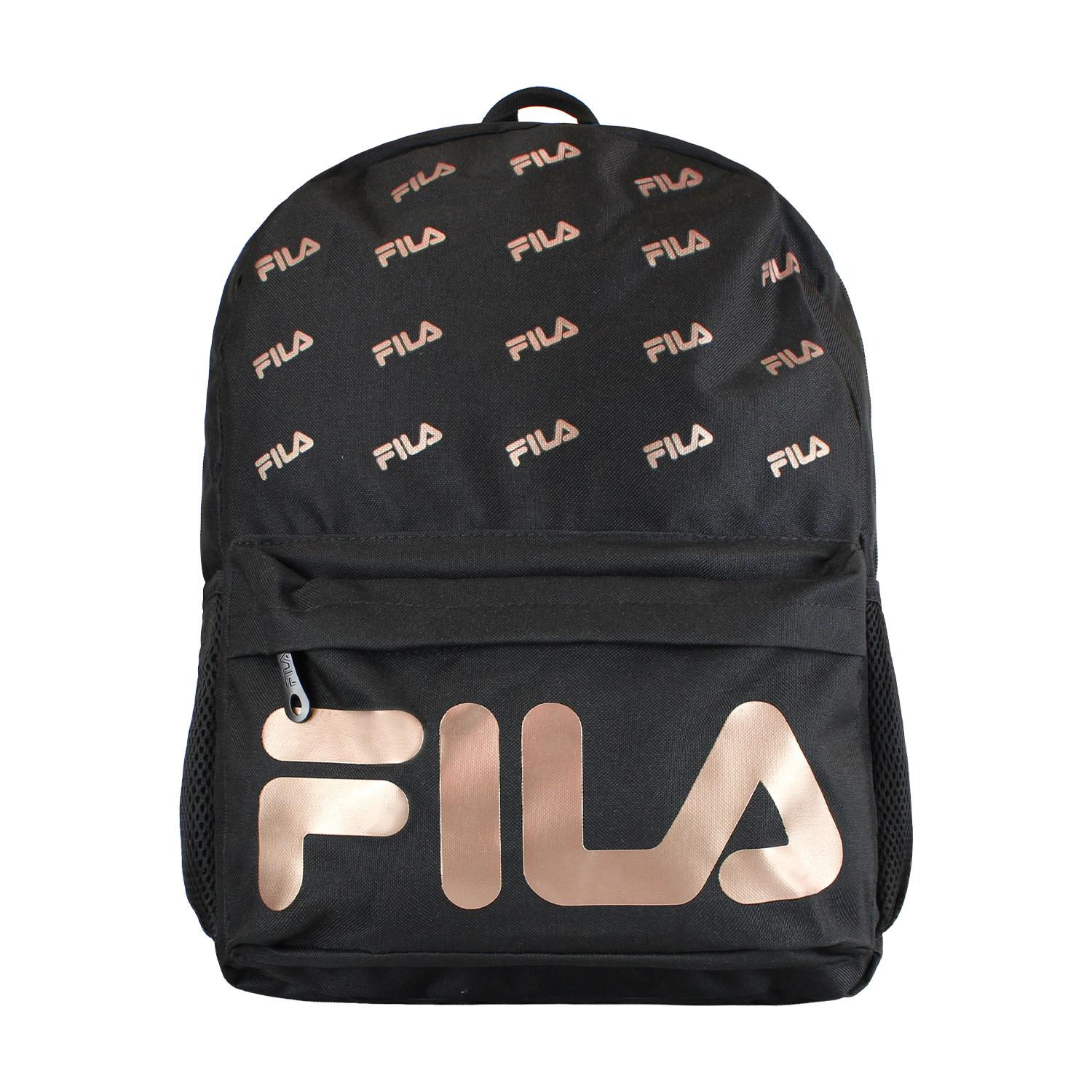 PACK FILA MOCHILA 16LTS URBANIX + ESTUCHE NECESER SPARK NEGRO-ROSE GOLD - 5