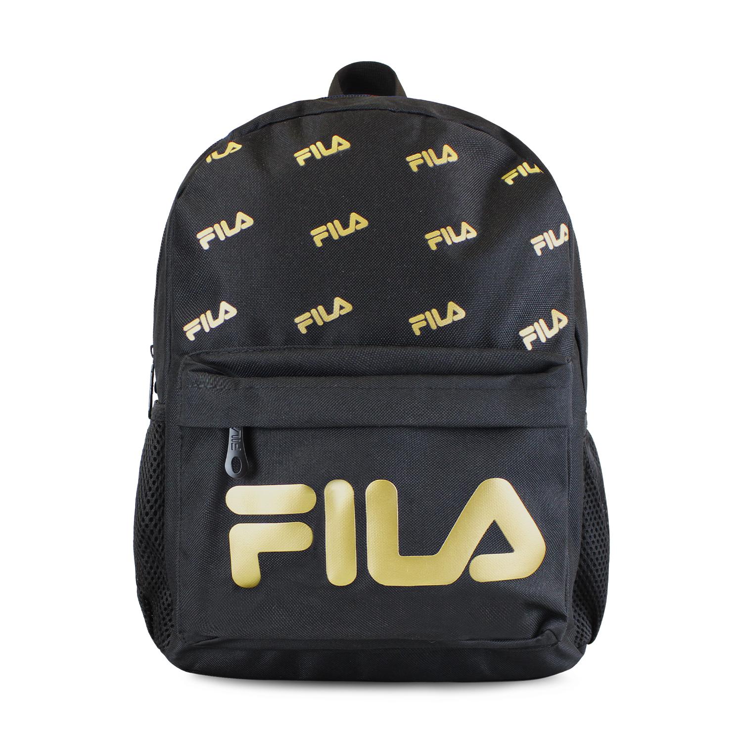 PACK FILA MOCHILA 10LTS URBANIX + ESTUCHE NECESER SPARK NEGRO-GOLD - 5