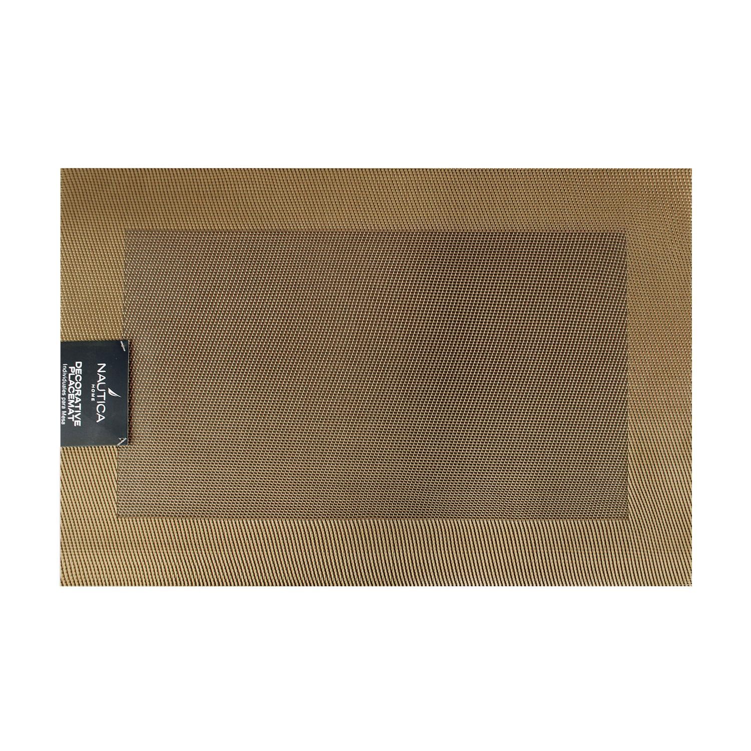 PACK 6 INDIVIDUALES DE MESA NAUTICA HOME 45X30CM DORADO - 2