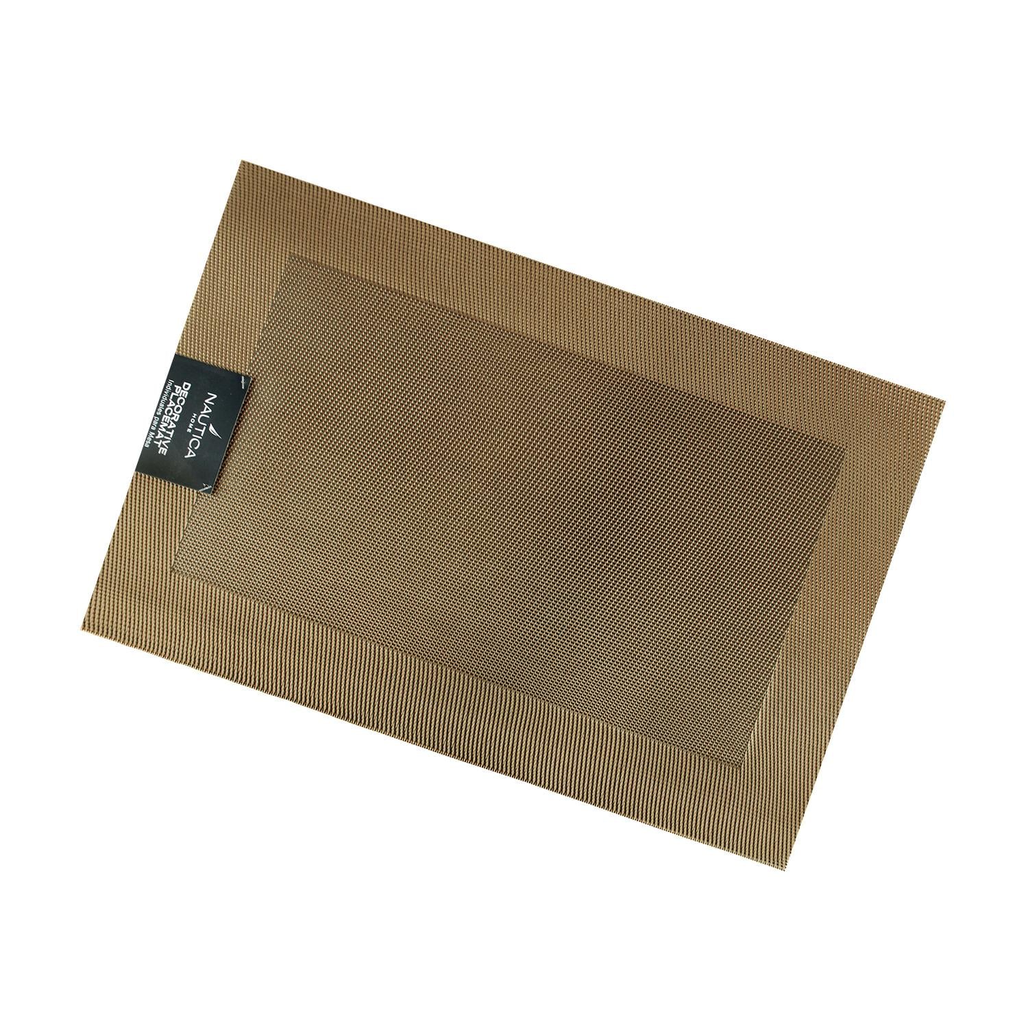 PACK 6 INDIVIDUALES DE MESA NAUTICA HOME 45X30CM DORADO - 3