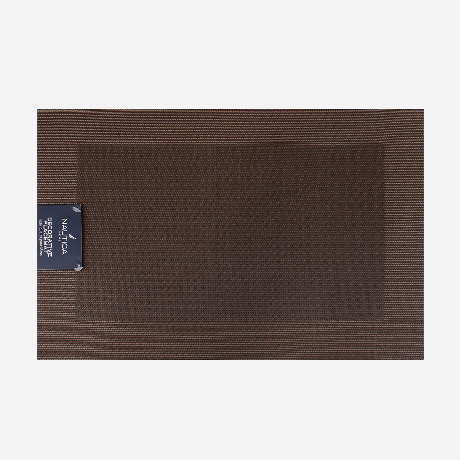 PACK 6 INDIVIDUALES DE MESA NAUTICA HOME 45X30CM CAFE - 2