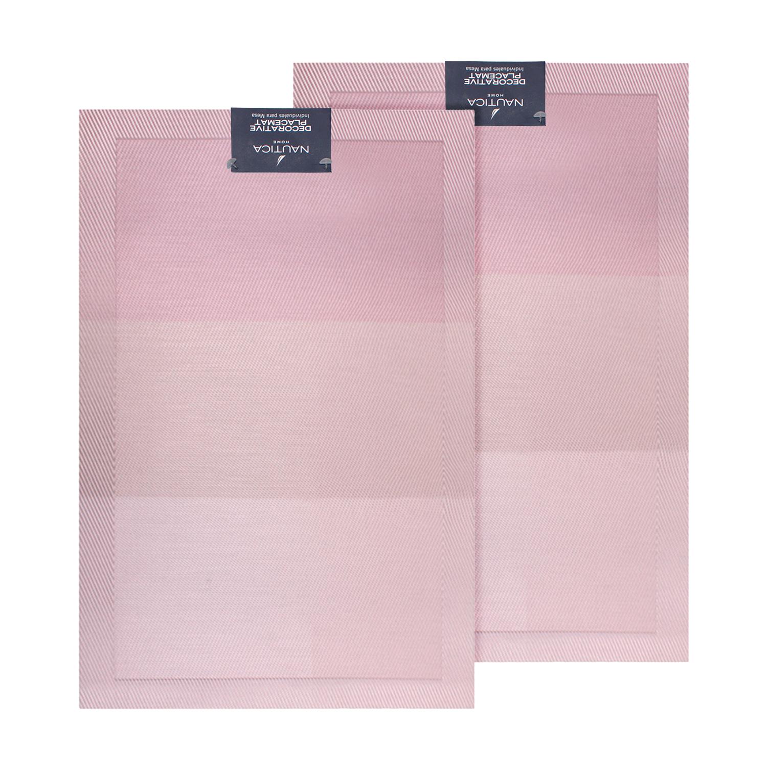 PACK 2 INDIVIDUALES DE MESA NAUTICA HOME 45X30CM DEGRADE ROSA - 4