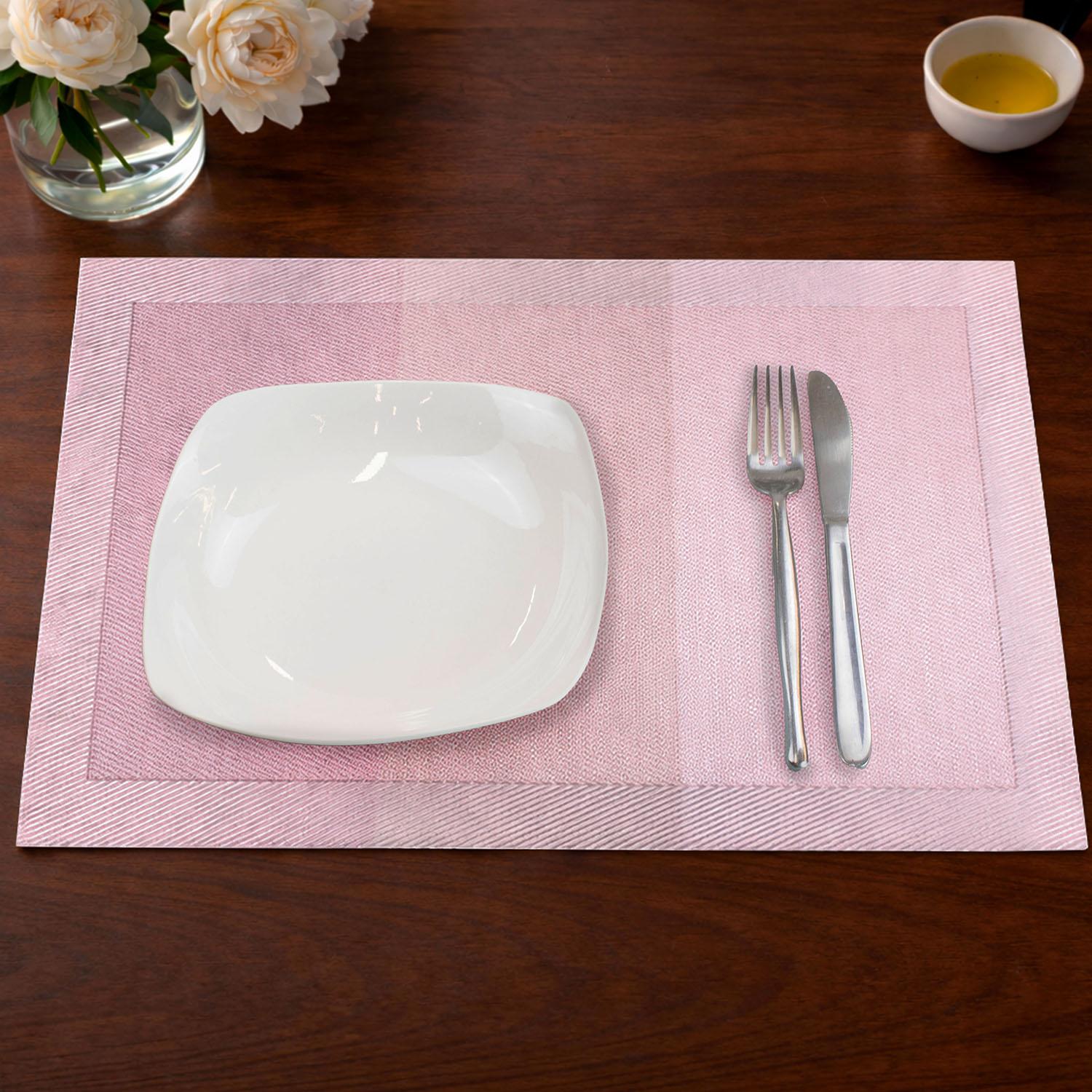 PACK 6 INDIVIDUALES DE MESA NAUTICA HOME 45X30CM DEGRADE ROSA - 1