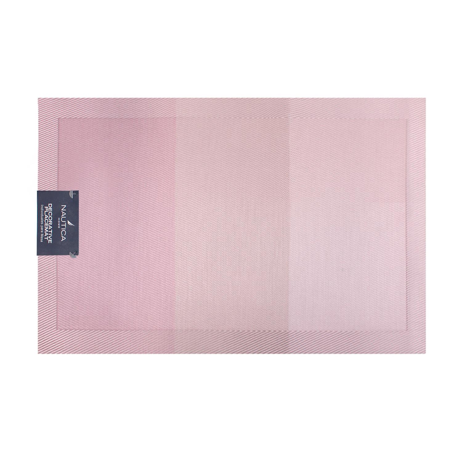PACK 6 INDIVIDUALES DE MESA NAUTICA HOME 45X30CM DEGRADE ROSA - 2