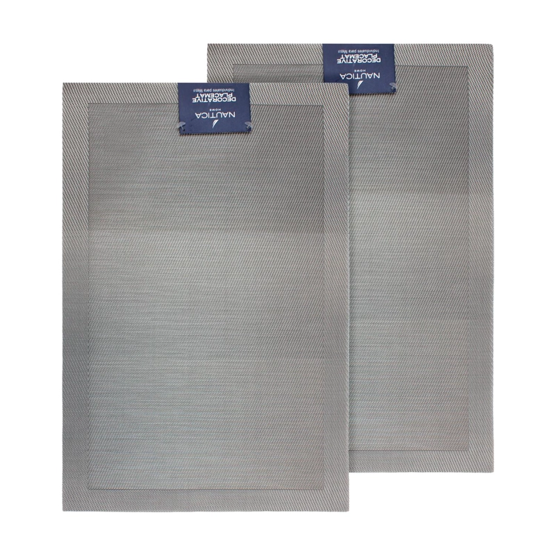 PACK 2 INDIVIDUALES DE MESA NAUTICA HOME 45X30CM DEGRADE GRIS - 4