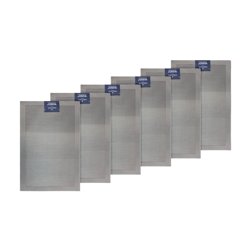 PACK 6 INDIVIDUALES DE MESA NAUTICA HOME 45X30CM DEGRADE GRIS - 4